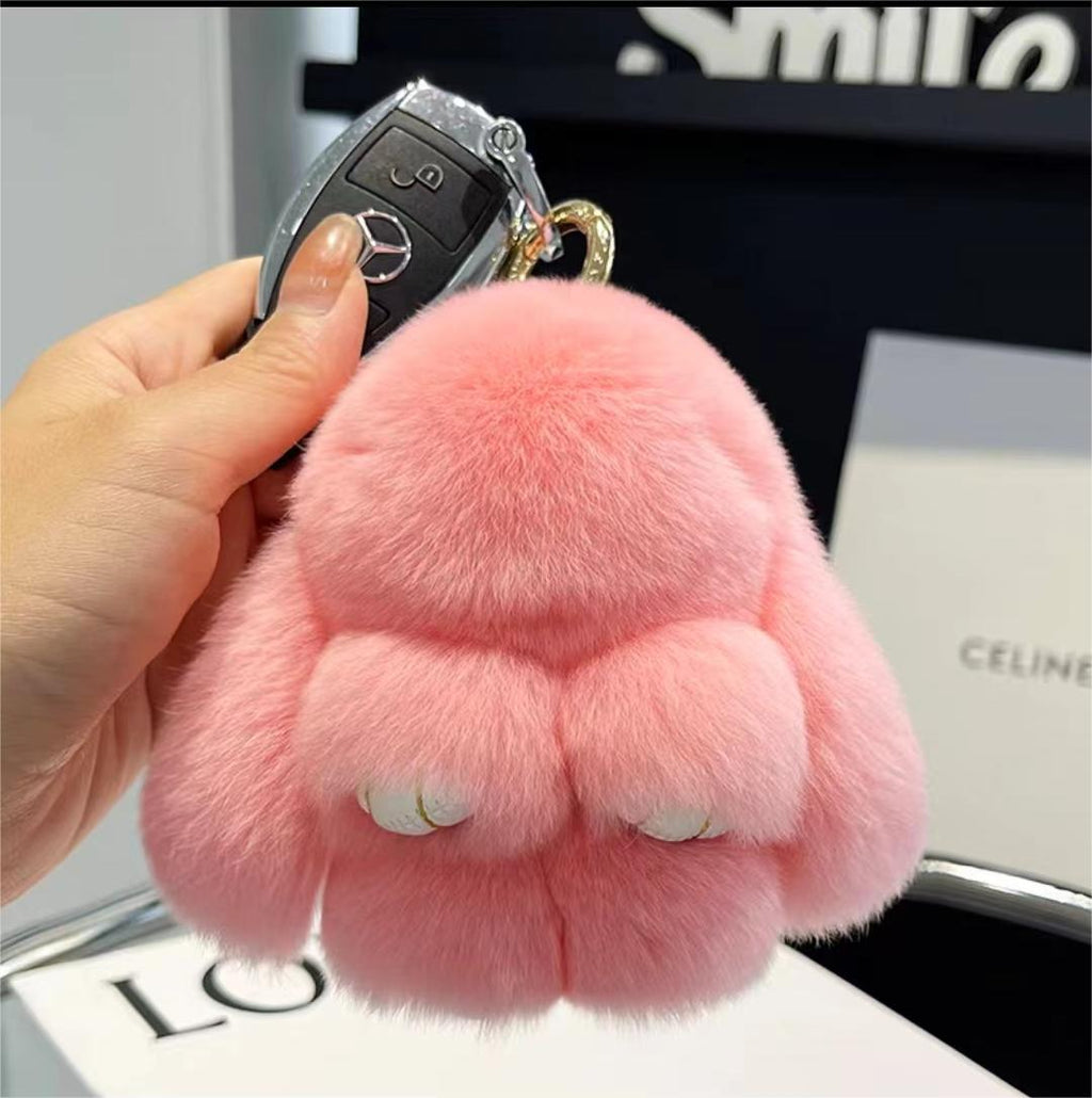 🐰Easter Cute Bunny Plush Keychain - Iron Box Gift Option, 🎁Easter Sweet Surprise